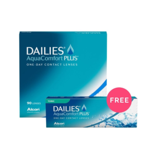 Dailies AquaComfort Plus - Get Pack Of 30 Free 90+30 Lenses - Daily